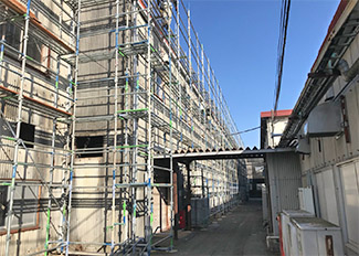 中規模足場作業